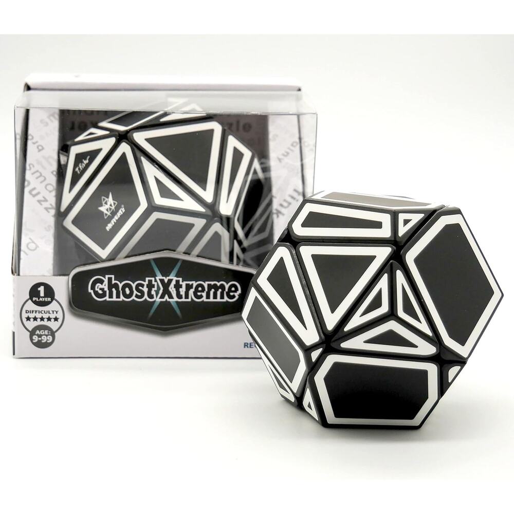 Project Genius Ghost Xtreme Speed Cube, 3x3 Speed Cube, One-player Brain Teasers